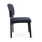 Lesro Lenox Steel Armless Guest Chair, Denim (Blue) Seat, Denim Back, 22.5 W 24.5 L 32 H, No Arms LS1102 - alternate 2
